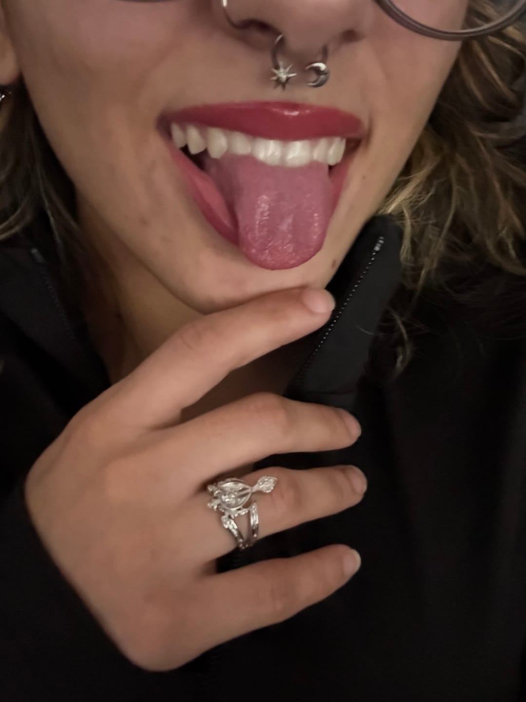 Customer photo review of TRIBAL CROSS RING