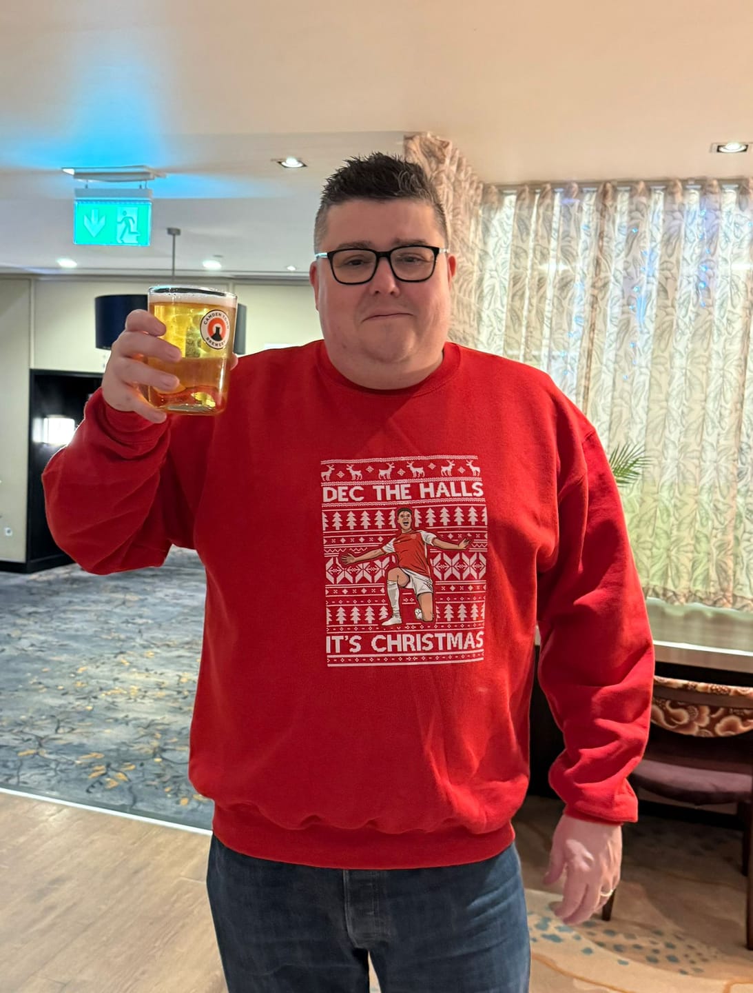 Customer photo review of Dec The Halls - Sweater