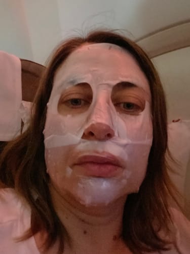 Customer photo review of Bio-Kollagen Gesichtsmaske