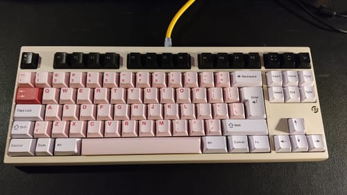 Customer photo review of TUT Taro Bobo PBT Dye-Sub Keycap Set (Instock)