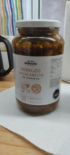 Customer photo review of Hongos al escabeche, artesanales
