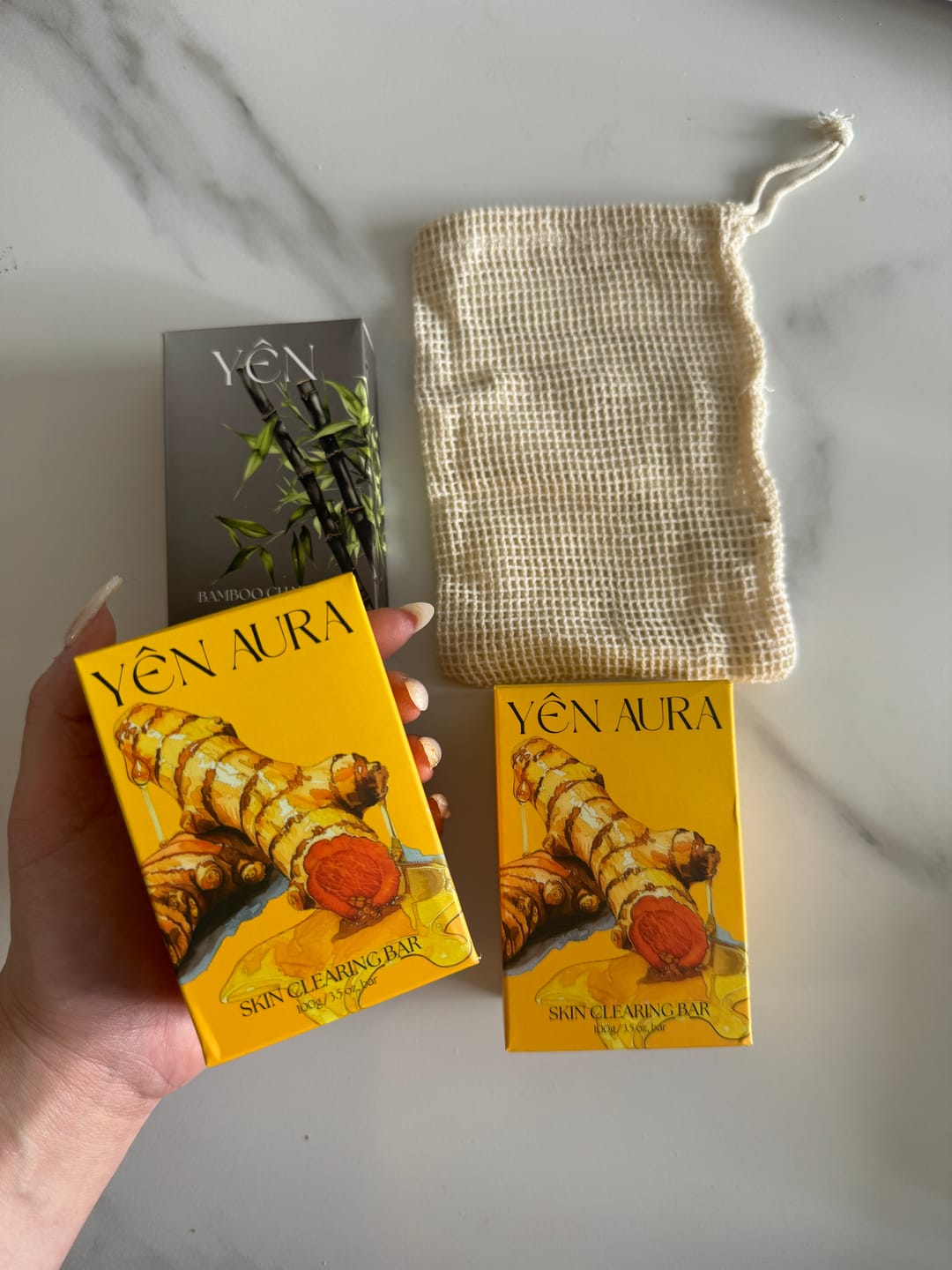 Customer photo review of Skin Clearing Honey & Turmeric Bar