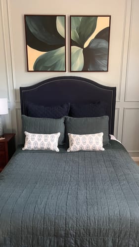 Customer photo review of Lush Teal Foliage Set of 2