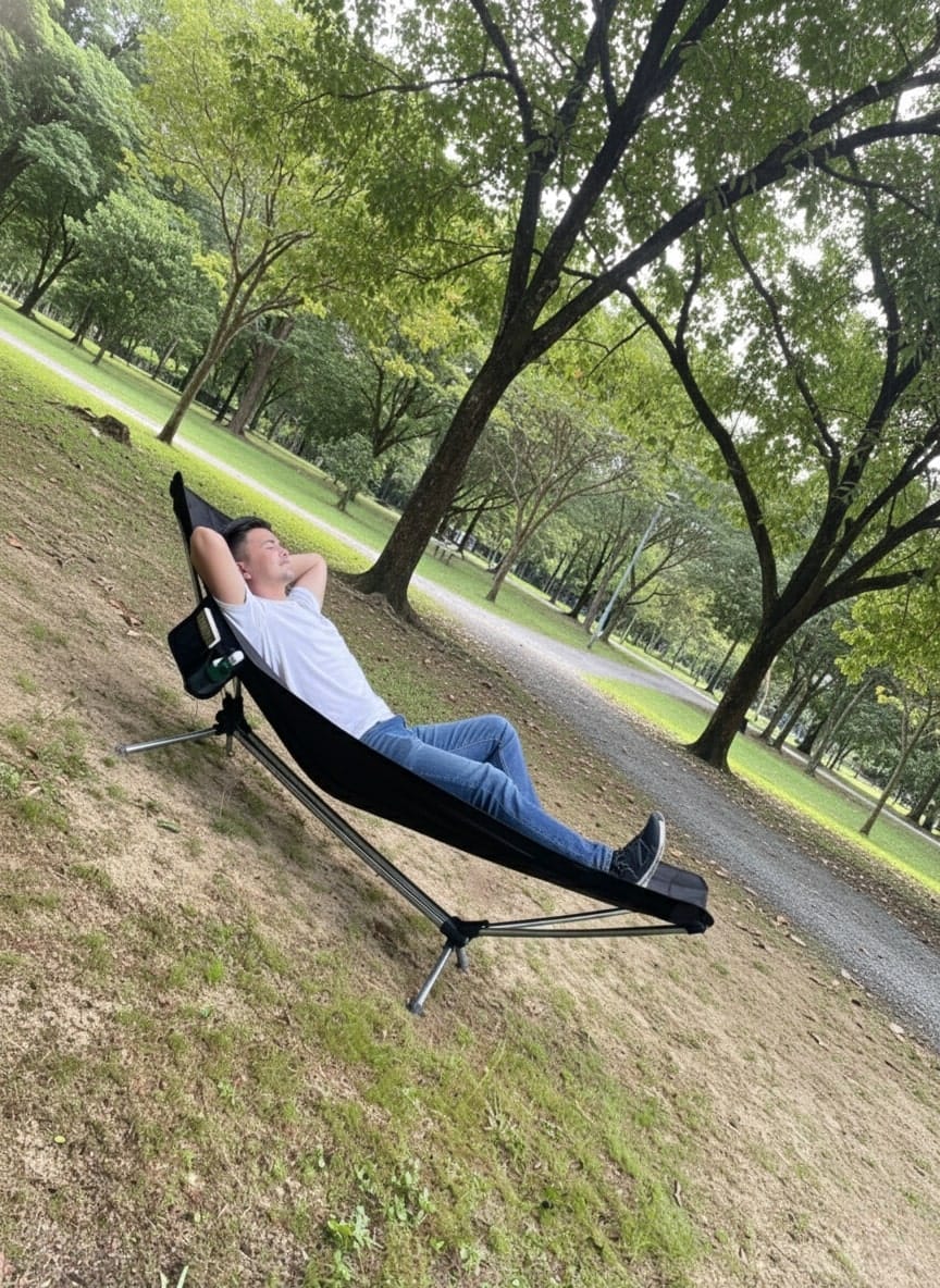 Customer photo review of 1x Anywhere Hammock (Single Hammock)
