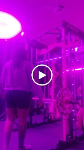 Customer video review of RitFit Pink leopard print bumper plates Olympic 2-Inch Rubber