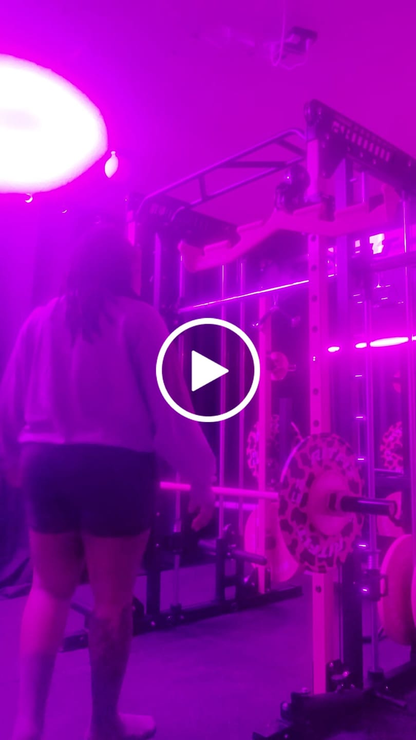Customer video review of RitFit Pink leopard print bumper plates Olympic 2-Inch Rubber