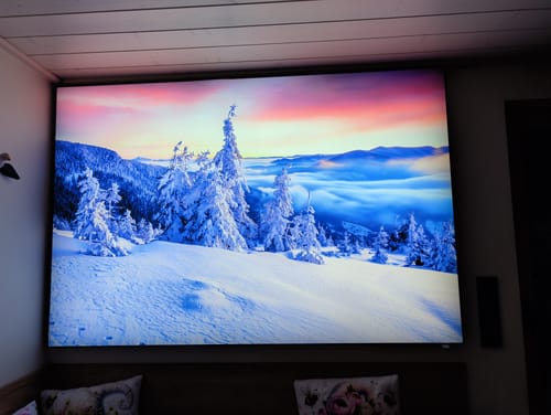 Customer photo review of Wechselmotiv | Sonnenaufgang im Schnee | Querformat