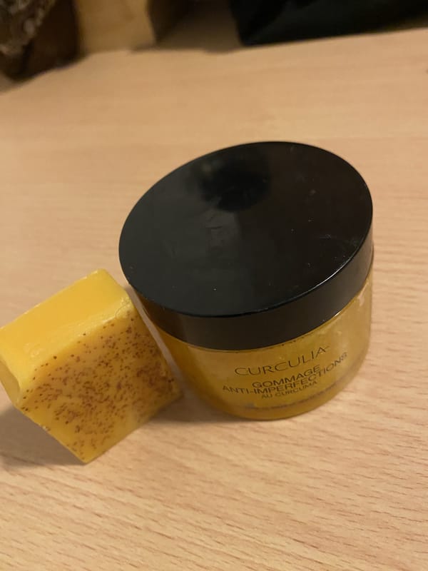 Customer photo review of Savon au Curcuma