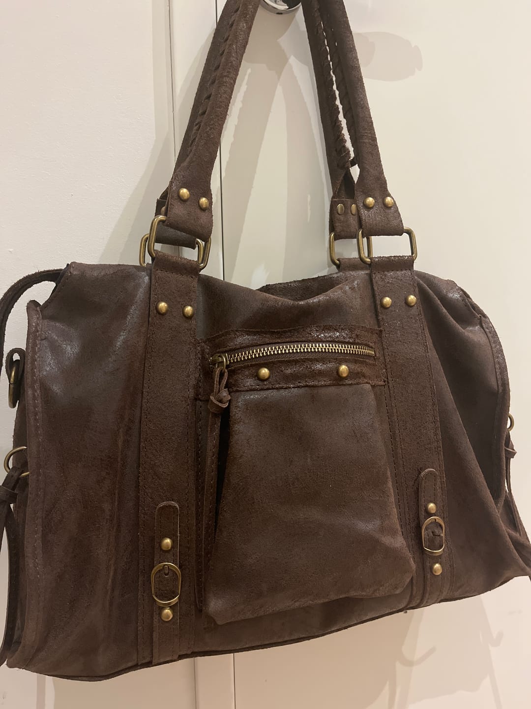 Customer photo review of It girl bag espresso martini