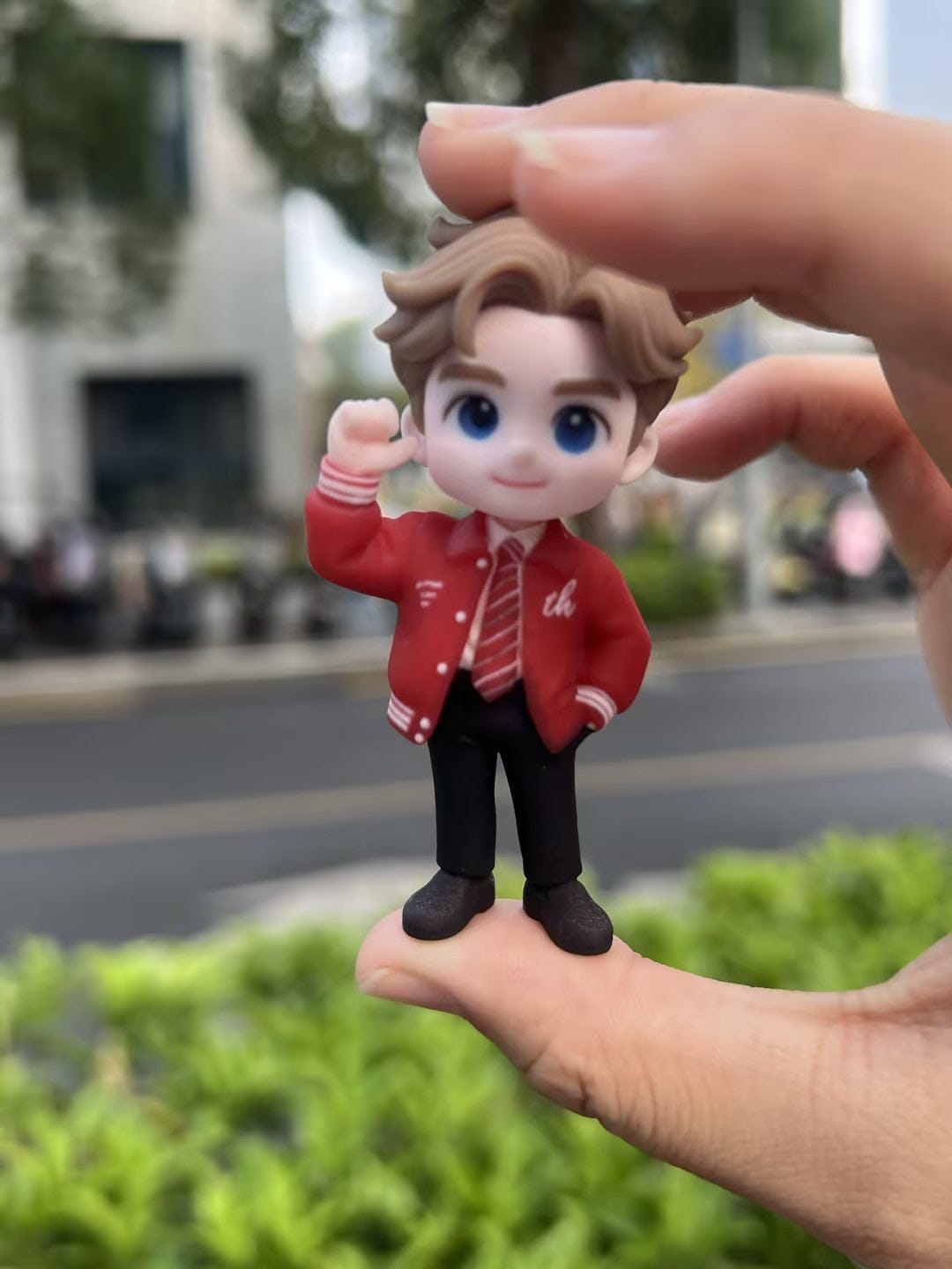 Customer photo review of Custom 3D Action Figure from Your Photo Personalized Toy Figure Unique & Memorable Gift for Lovers, Boyfriends, Girlfriends
