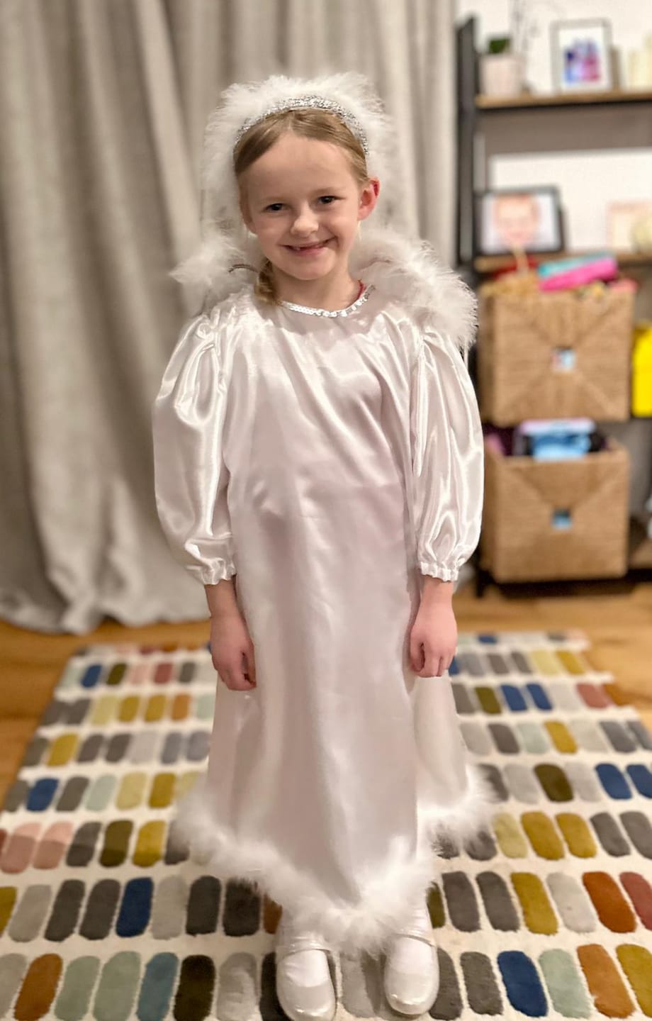 Customer photo review of Crepe Backed Satin - 55" - 34 Variations Available