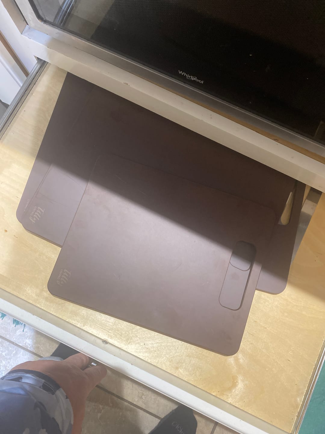 Customer photo review of GrainBond Chopping Board Set - Sustainable & Microplastic-Free