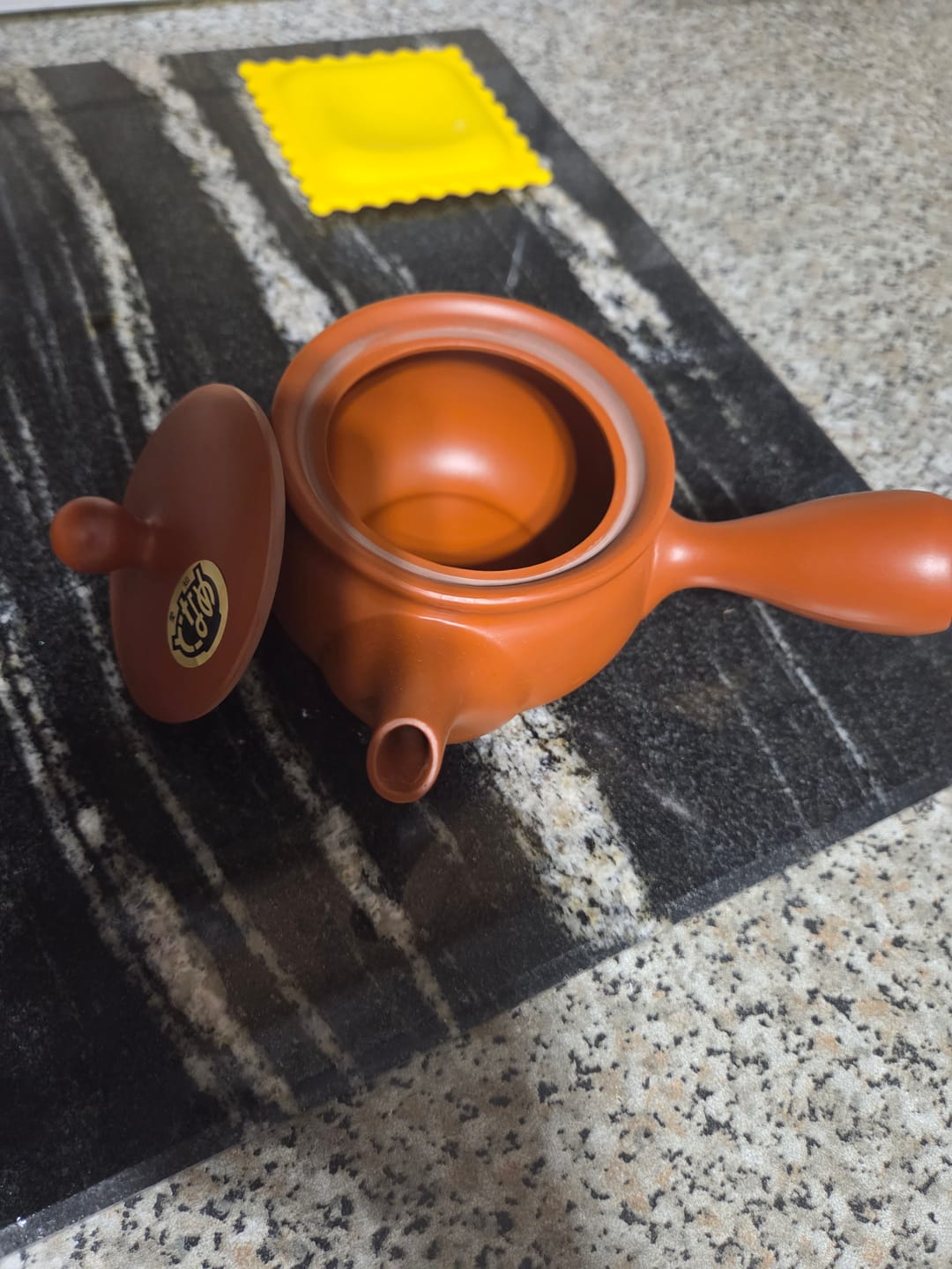 Customer photo review of Red Japanese Clay Teapot