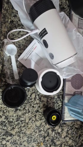 Customer photo review of BRUZZO Go™ – Draagbare Espresso Machine
