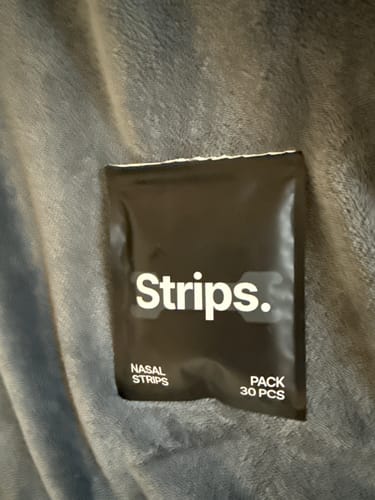 Customer photo review of Black Nasal Strips