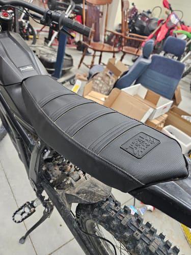 Customer photo review of Custom Seat Cover: Talaria Sting R MX4