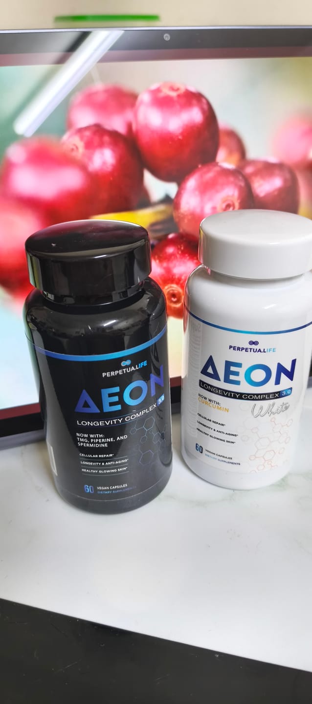 Customer photo review of NAD+ Liposomal Anti Aging Supplement Complex AEON Black & White Bundle