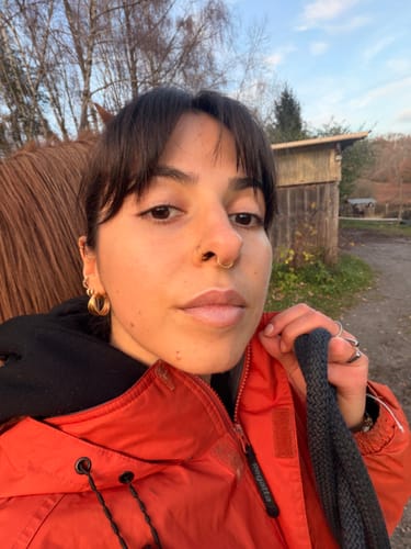 Customer photo review of Faux piercing Camille