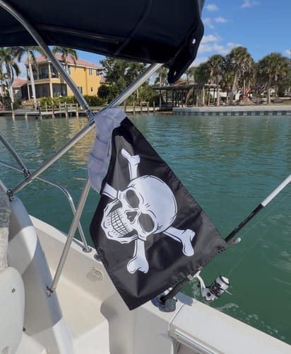 Customer photo review of Jolly Roger Flag