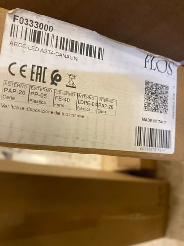 Customer review photo of the Flos Arco Floor Lamp.