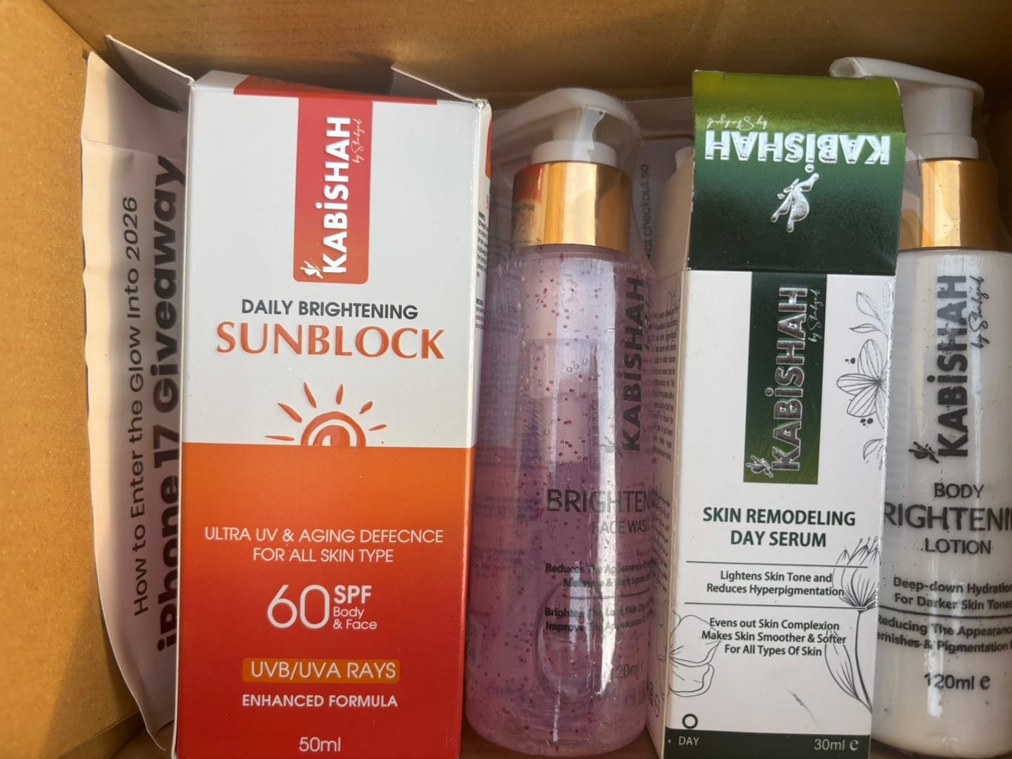 Customer photo review of All Day Radiant Glow Bundle