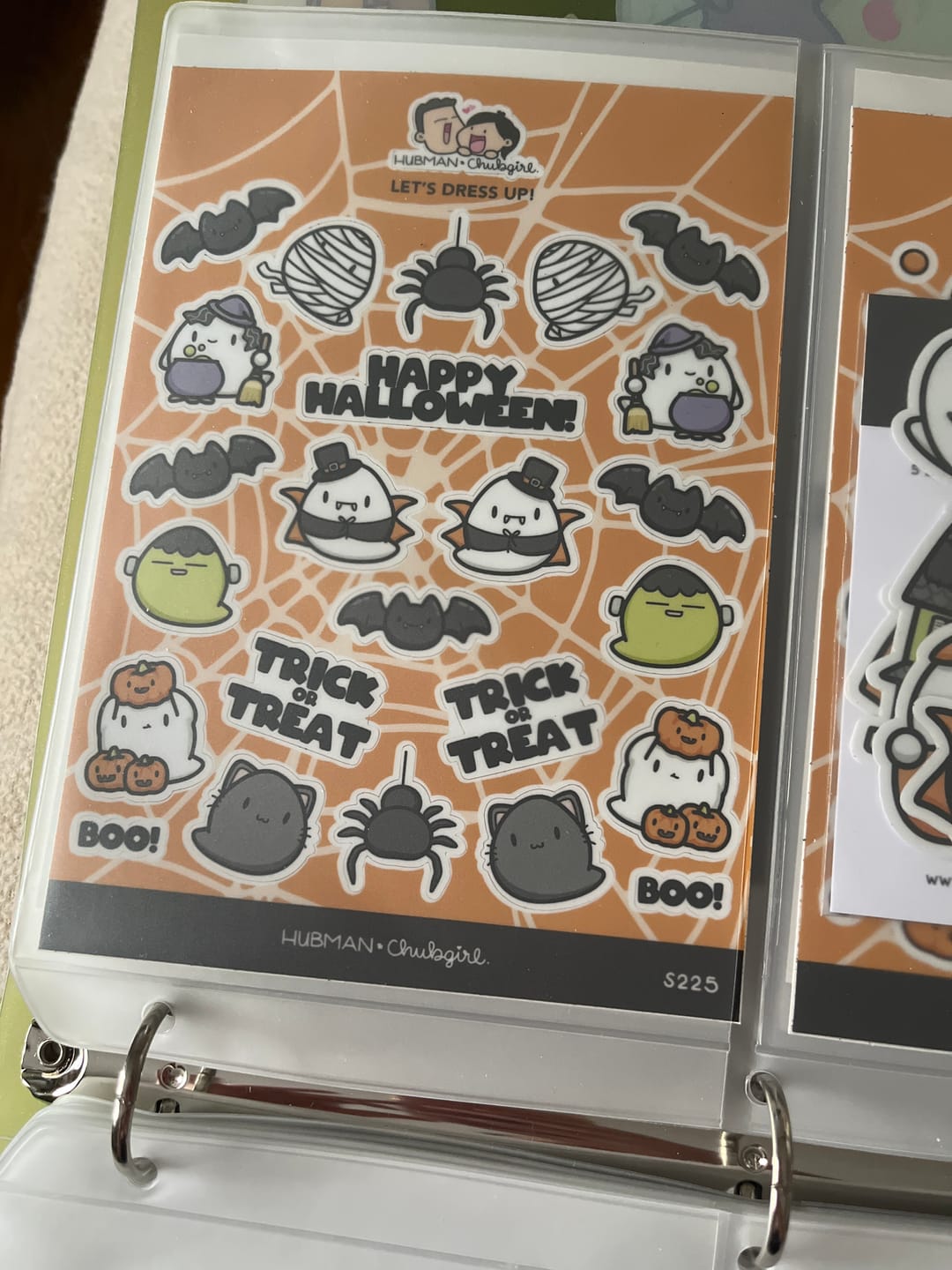 Customer photo review of Let's Dress Up Sticker Sheet