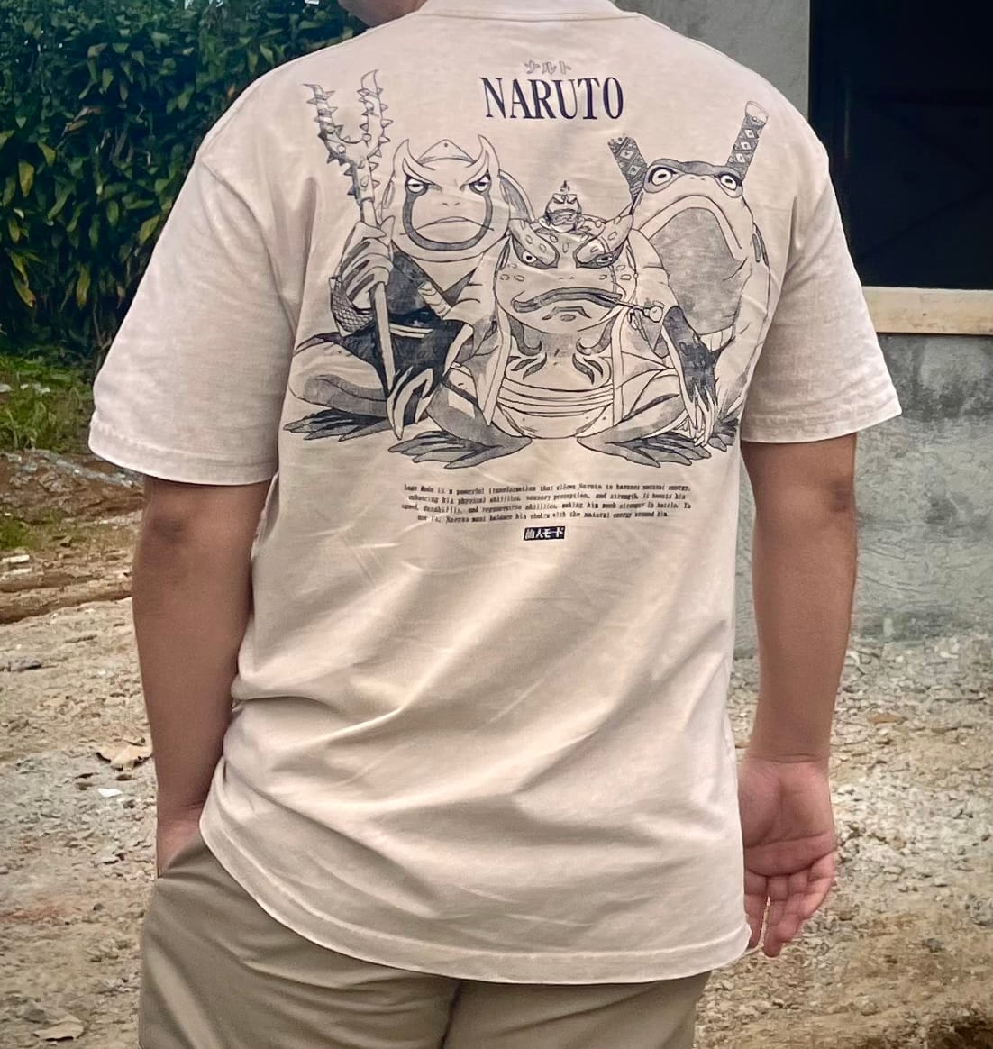 Customer photo review of Camisa Naruto Sabio Sapos - Naruto
