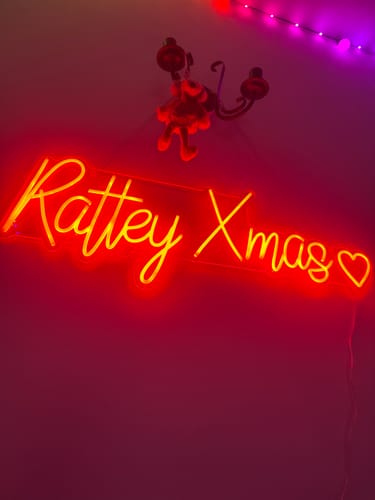 Customer photo review of Custom Neon: Rattey Xmas