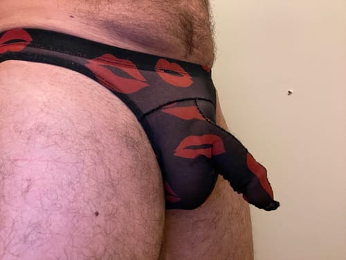 Customer photo review of 3 Pack Men’s Sexy Bulge Pouch Briefs