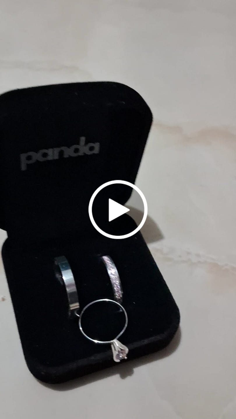Customer video review of Par de Alianças em Prata 950 3mm - Campos do Jordão