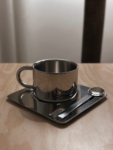 Customer photo review of Minimalism Stainless Steel Ice Cream Cup