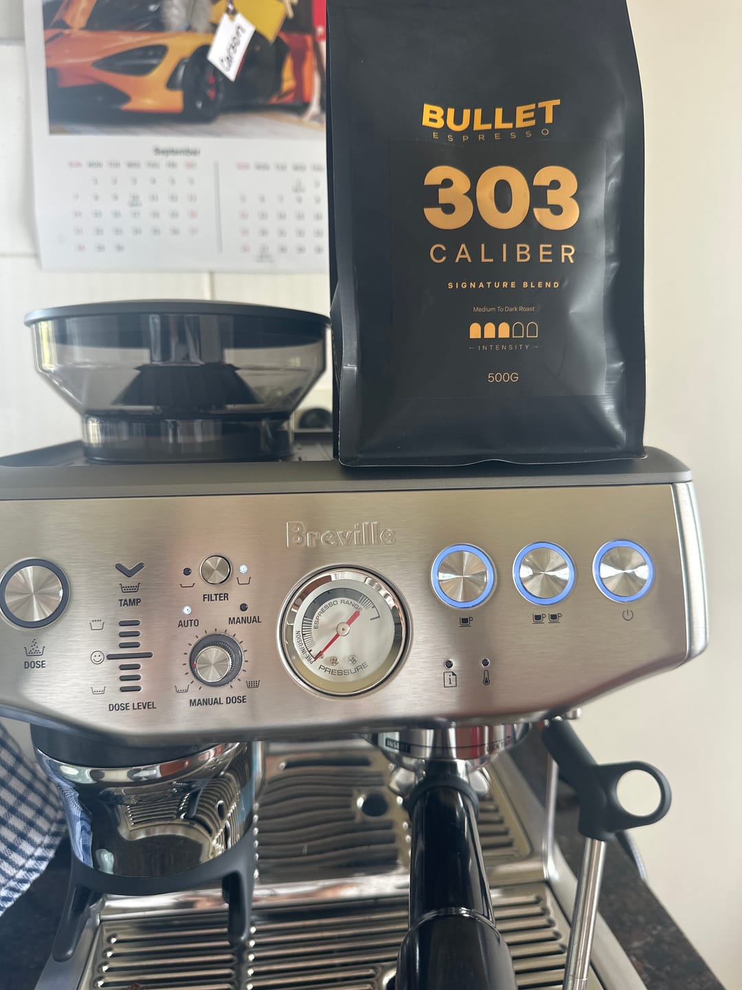 Customer photo review of 50 Caliber Coffee Beans
