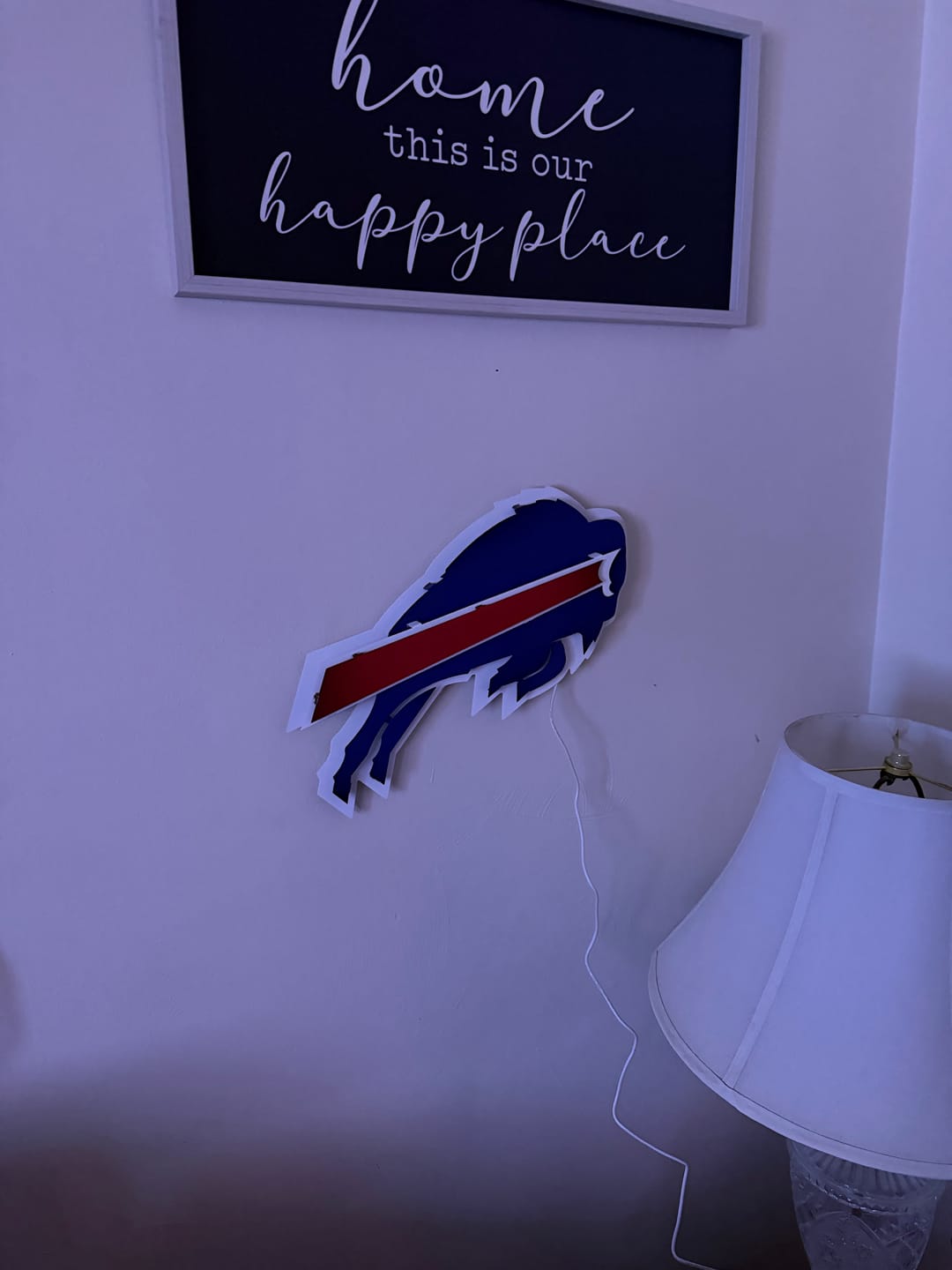 Customer photo review of Buffalo Bills 3D Vintage Metal Wall Art