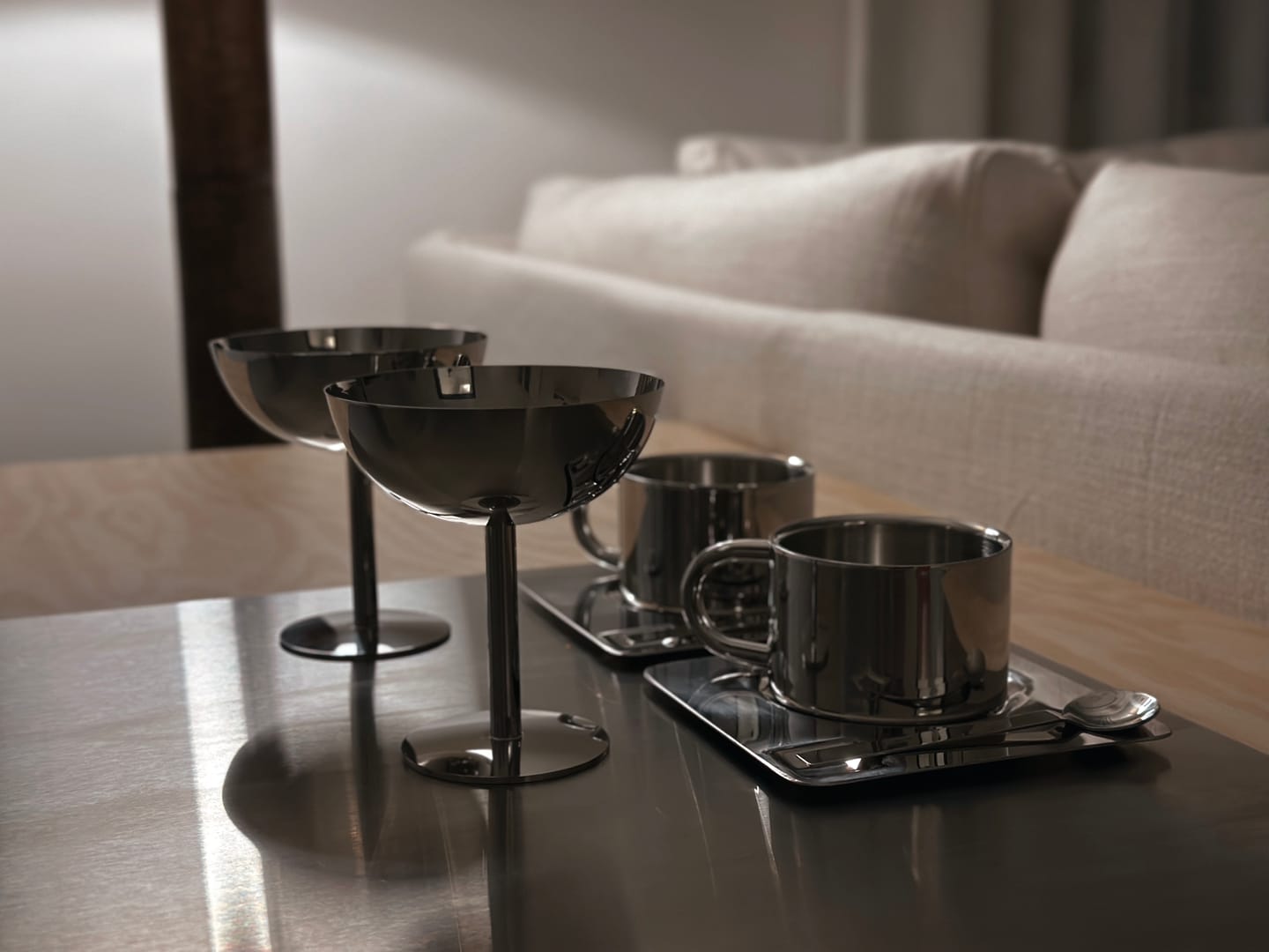 Customer photo review of Minimalism Stainless Steel Ice Cream Cup