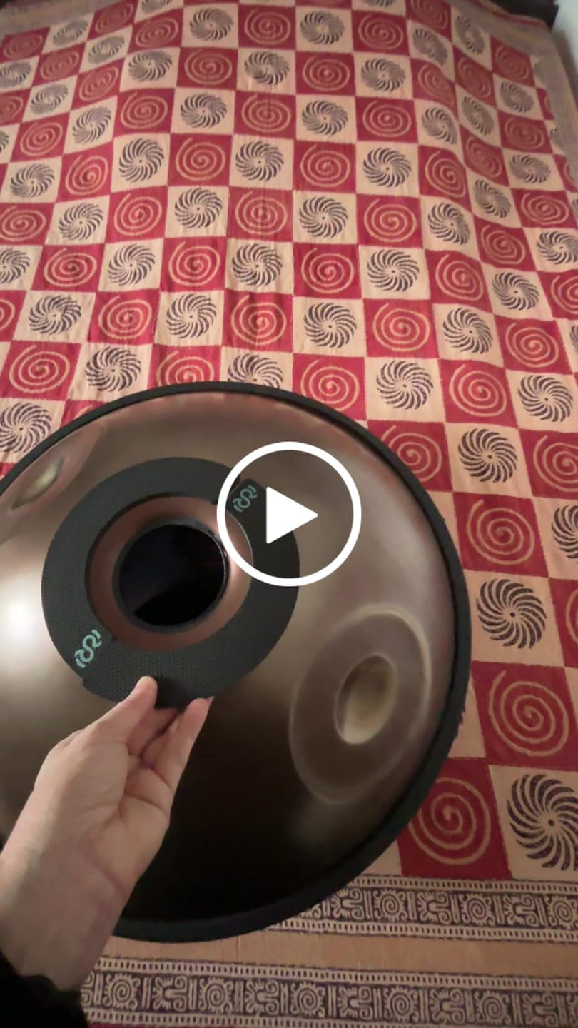 Customer video review of RHYTHM REST | Handpan Non-Slip Grips