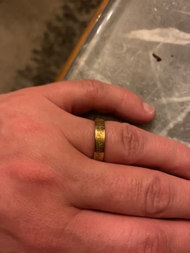 Customer photo review of "Gewiss, mit der Erschwernis, kommt die Erleichterung" Ring