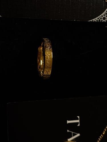 Customer photo review of "Gewiss, mit der Erschwernis, kommt die Erleichterung" Ring