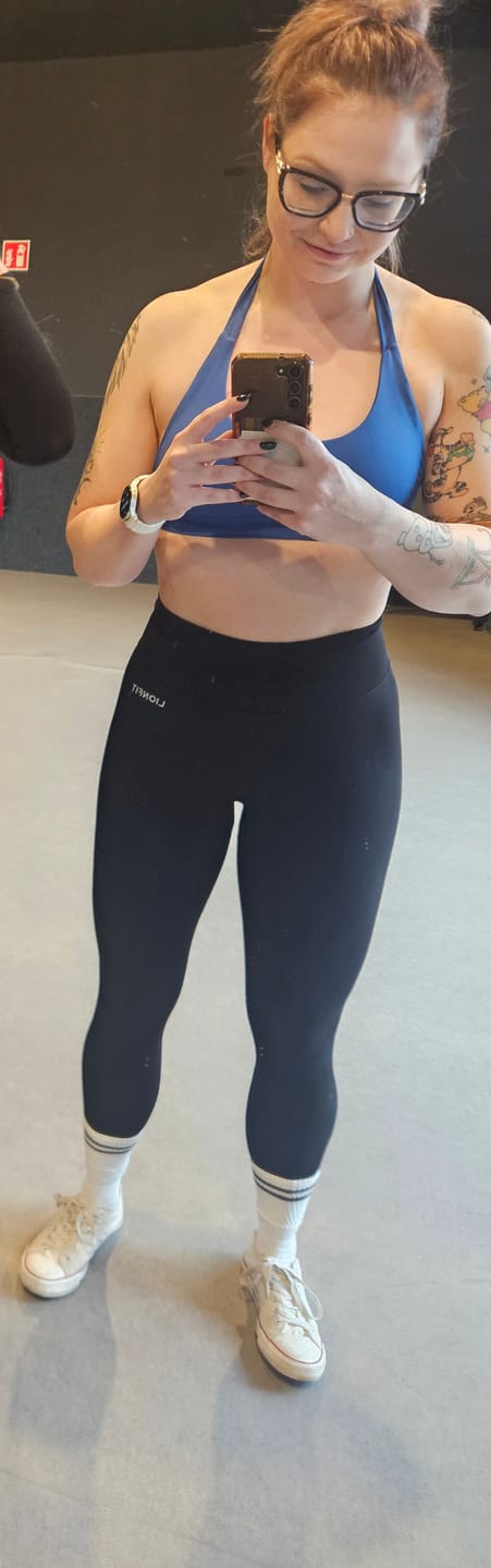 Customer photo review of Nala Seamless Leggings Black