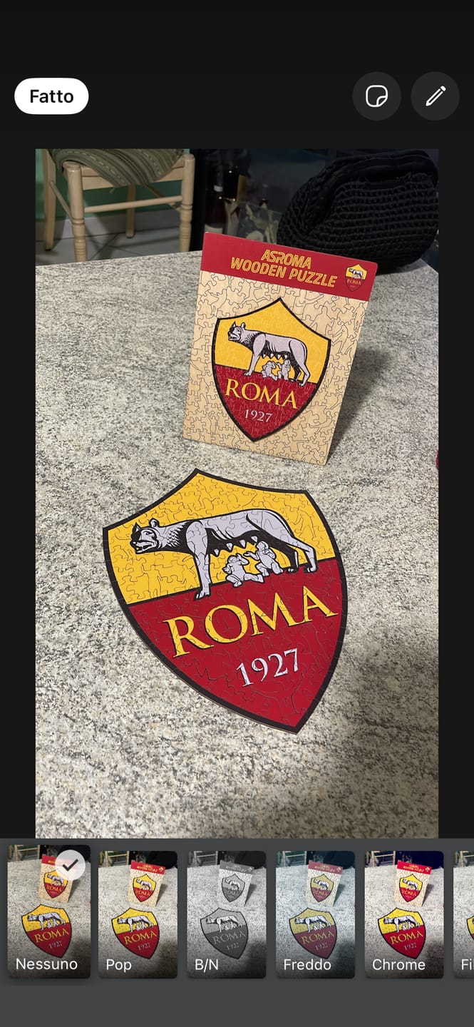 Customer photo review of Logo Roma® - Puzzle di Legno