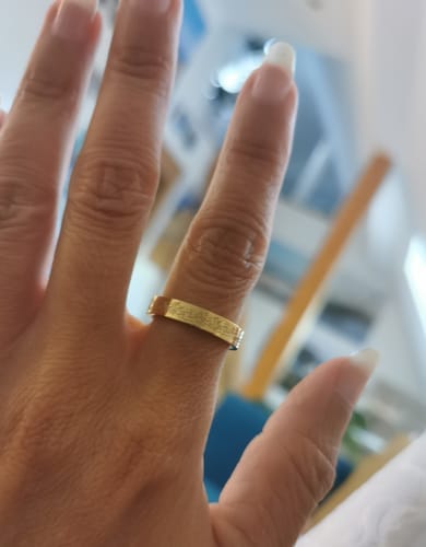 Customer photo review of "Gewiss, mit der Erschwernis, kommt die Erleichterung" Ring