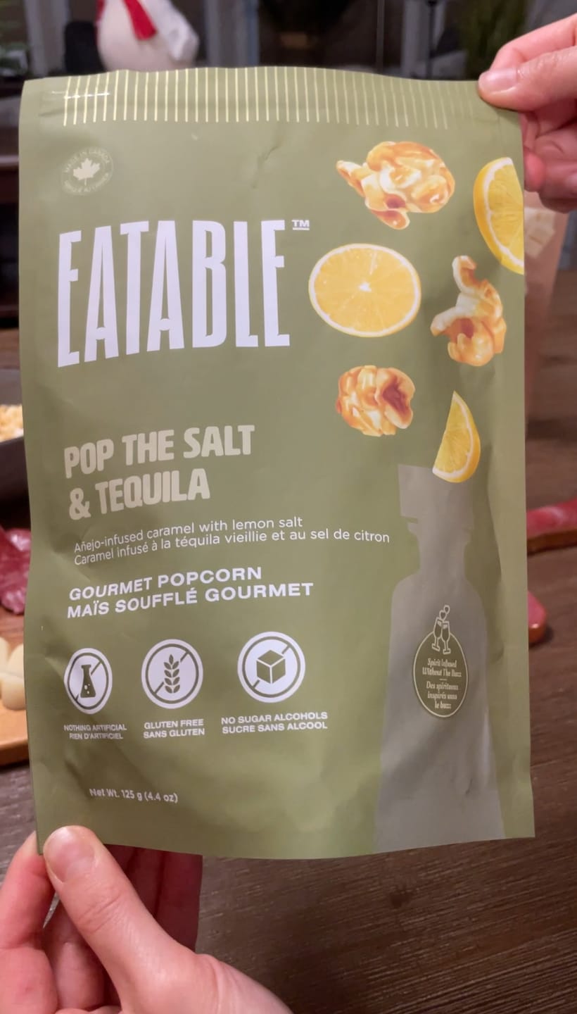 Customer photo review of Pop the Salt & Tequila (125g) - Añejo Infused Caramel Popcorn