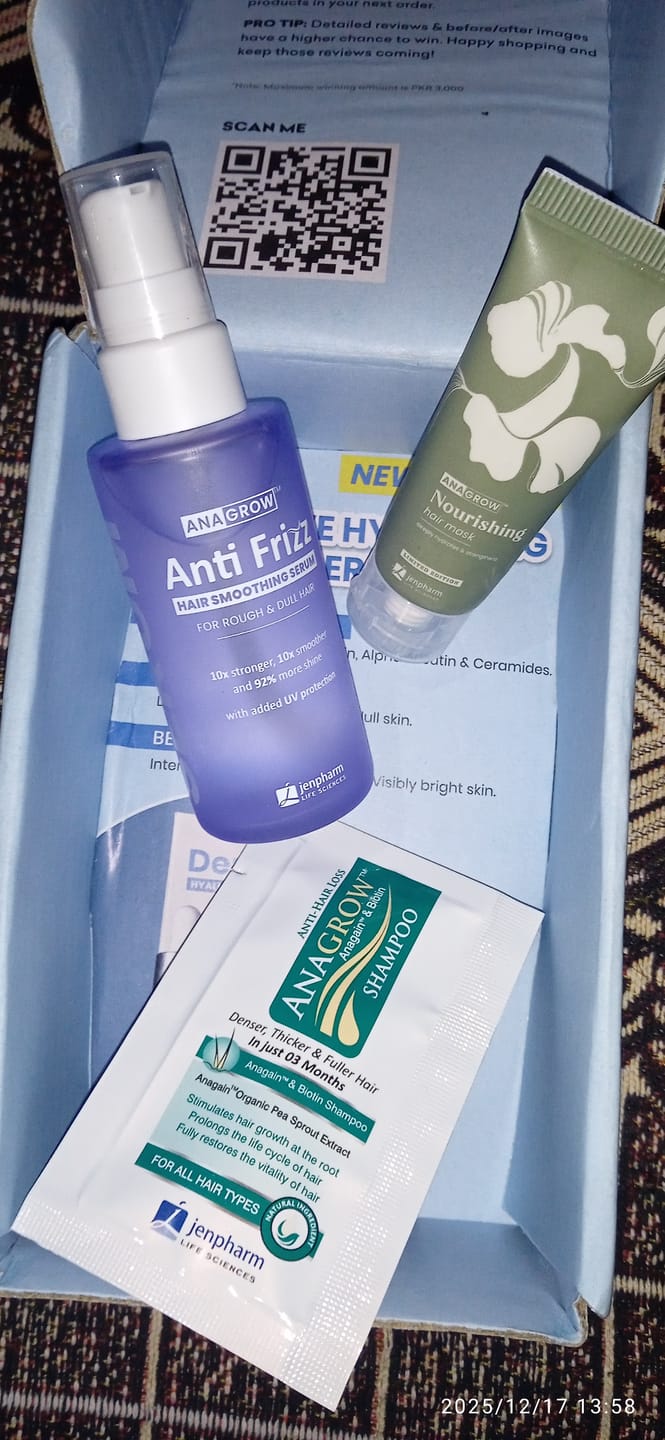 Customer photo review of 32 Day Hair Growth Challenge Bundle