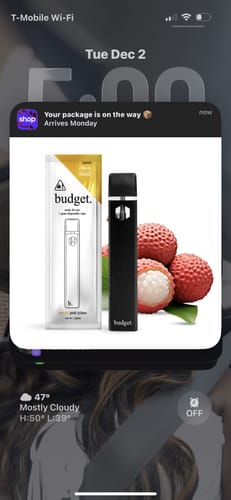 Customer photo review of 1 Gram THCa Vape Pen Hybrid - Pink Lychee - Hybrid