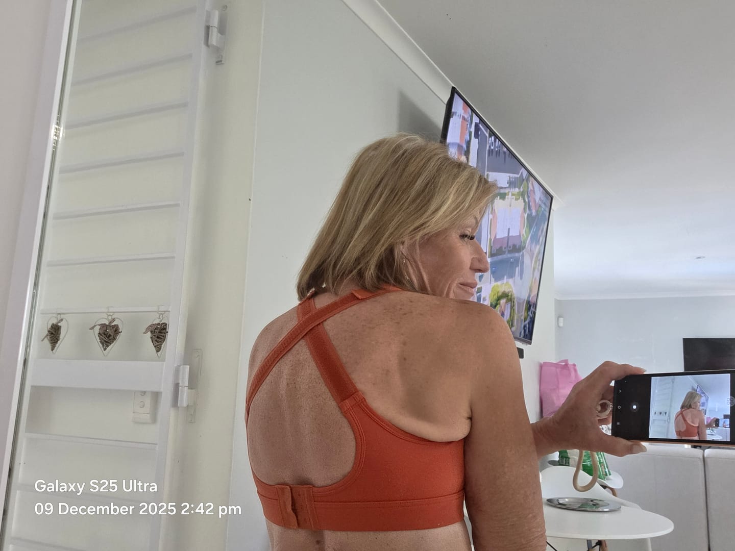 Customer photo review of High Impact Full Support Sports Bra