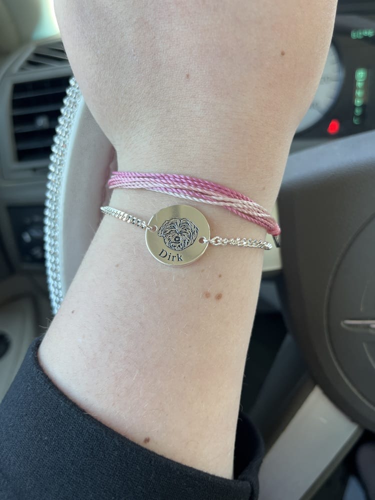 Customer photo review of Personalizovaný Náramek s Obličejem Domácího Mazlíčka