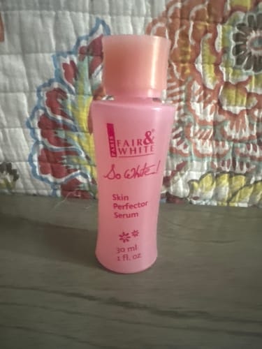 Customer photo review of Fair and White So White Skin Perfector Serum 30ml / 1 fl oz