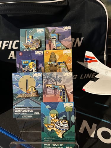 Customer photo review of HOU Airport Pin – William P. Hobby Airport, Texas