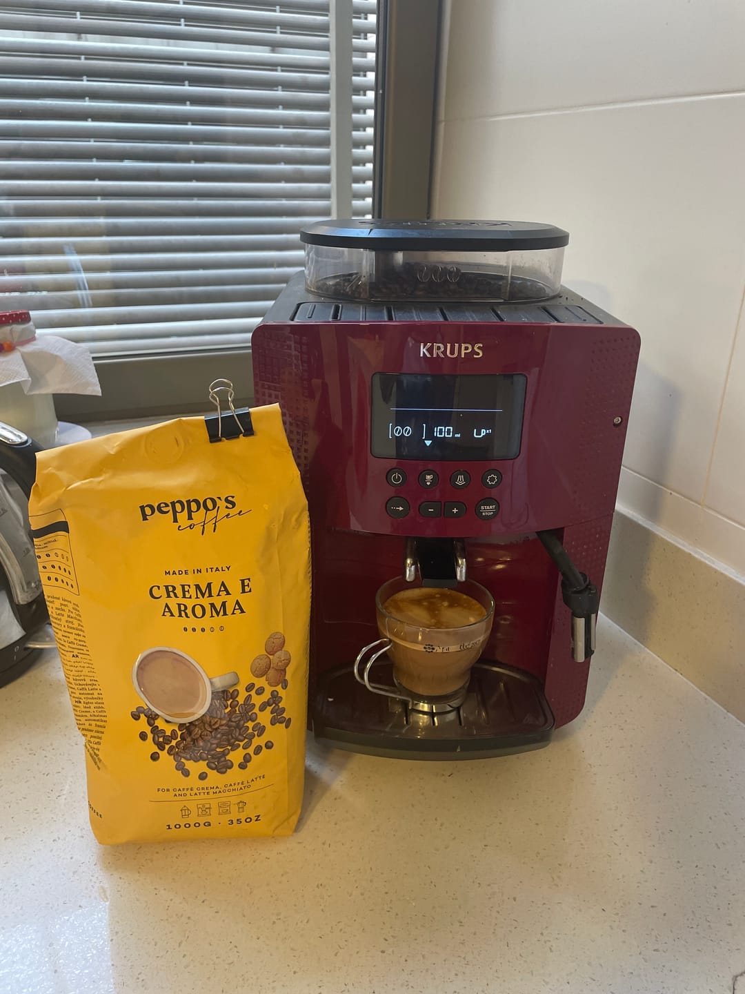 Customer photo review of Peppo's Crema E Aroma 1kg