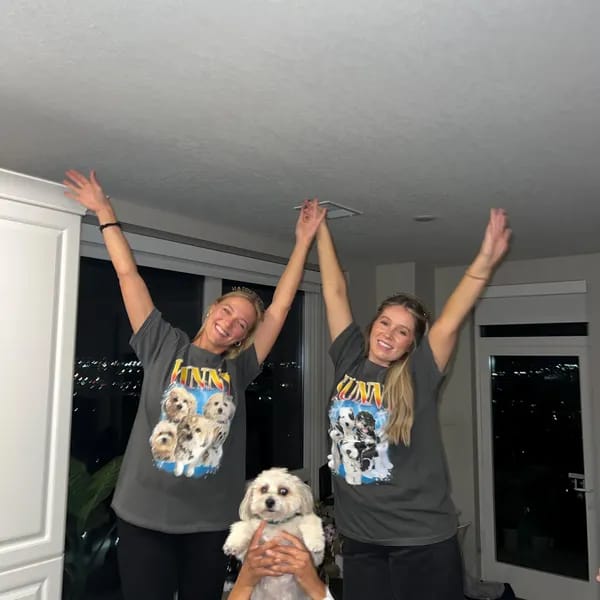 Customer photo review of Custom Vintage Bootleg Pet Tee