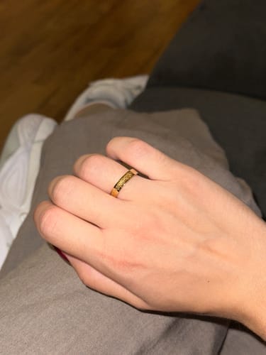 Customer photo review of "Gewiss, mit der Erschwernis, kommt die Erleichterung" Ring